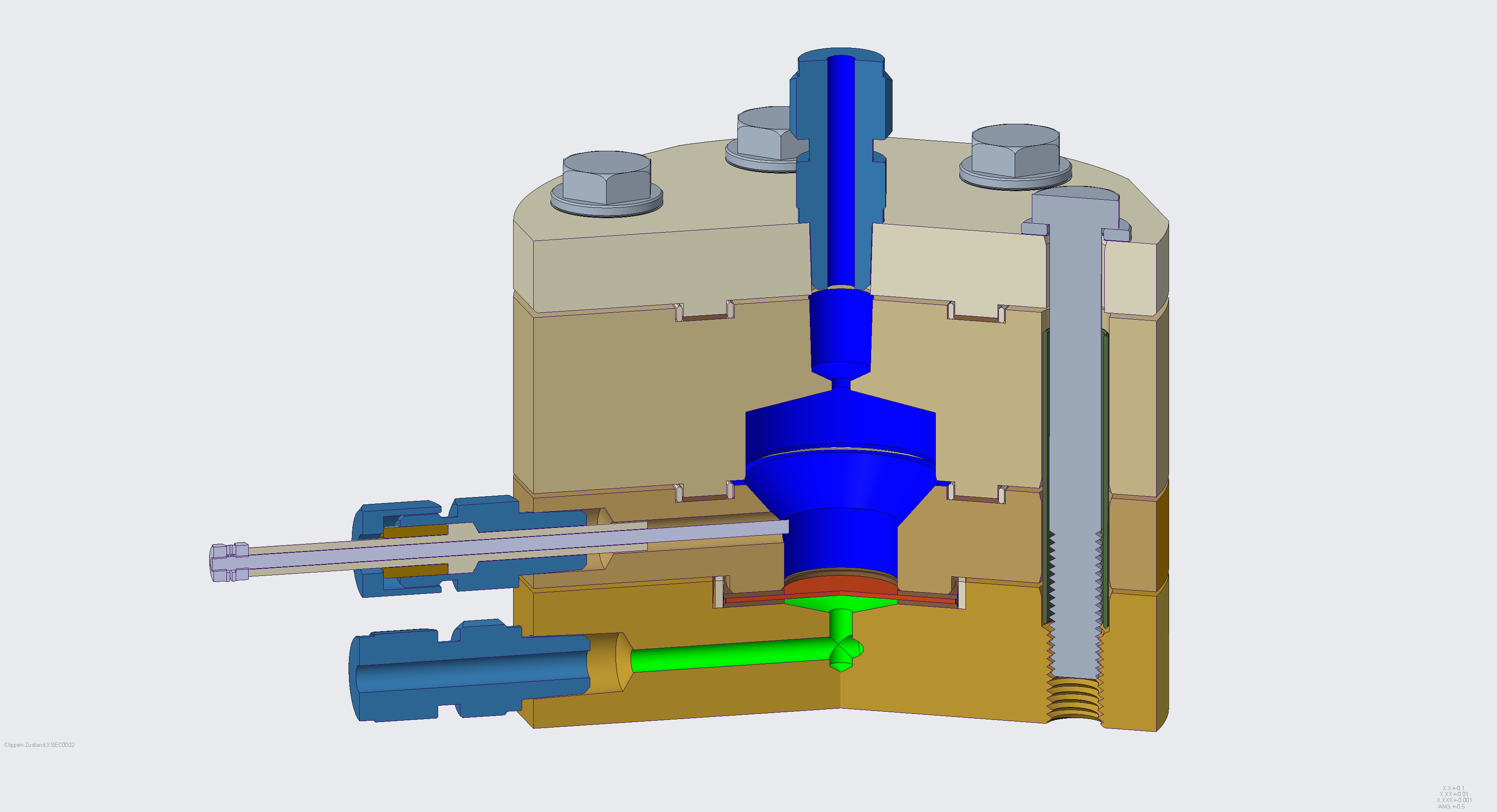 Modified Stachursky-Devanathan cell for measurement of hydrogen permeation under high pressure.