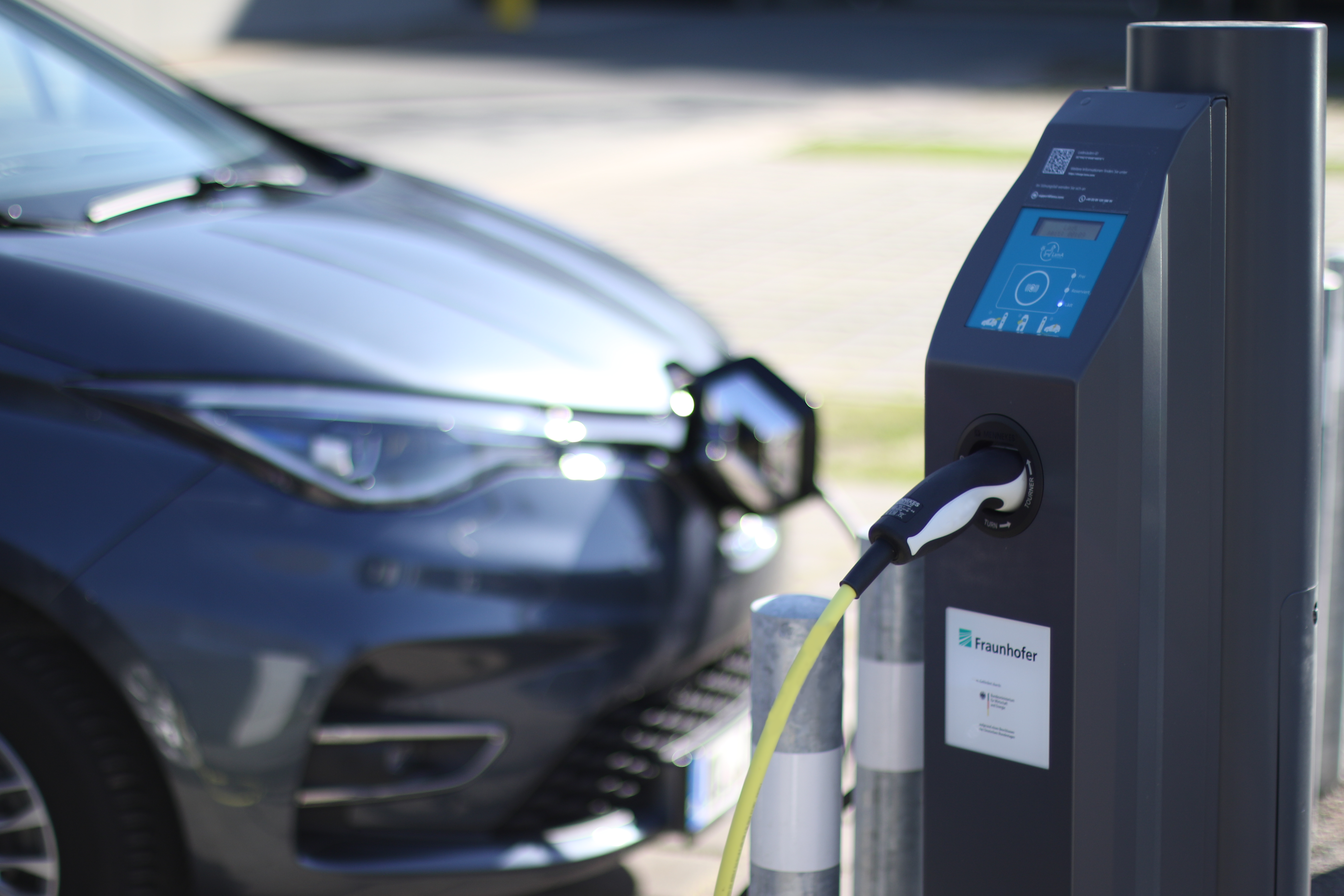 Charging station for electric cars at Fraunhofer IFAM